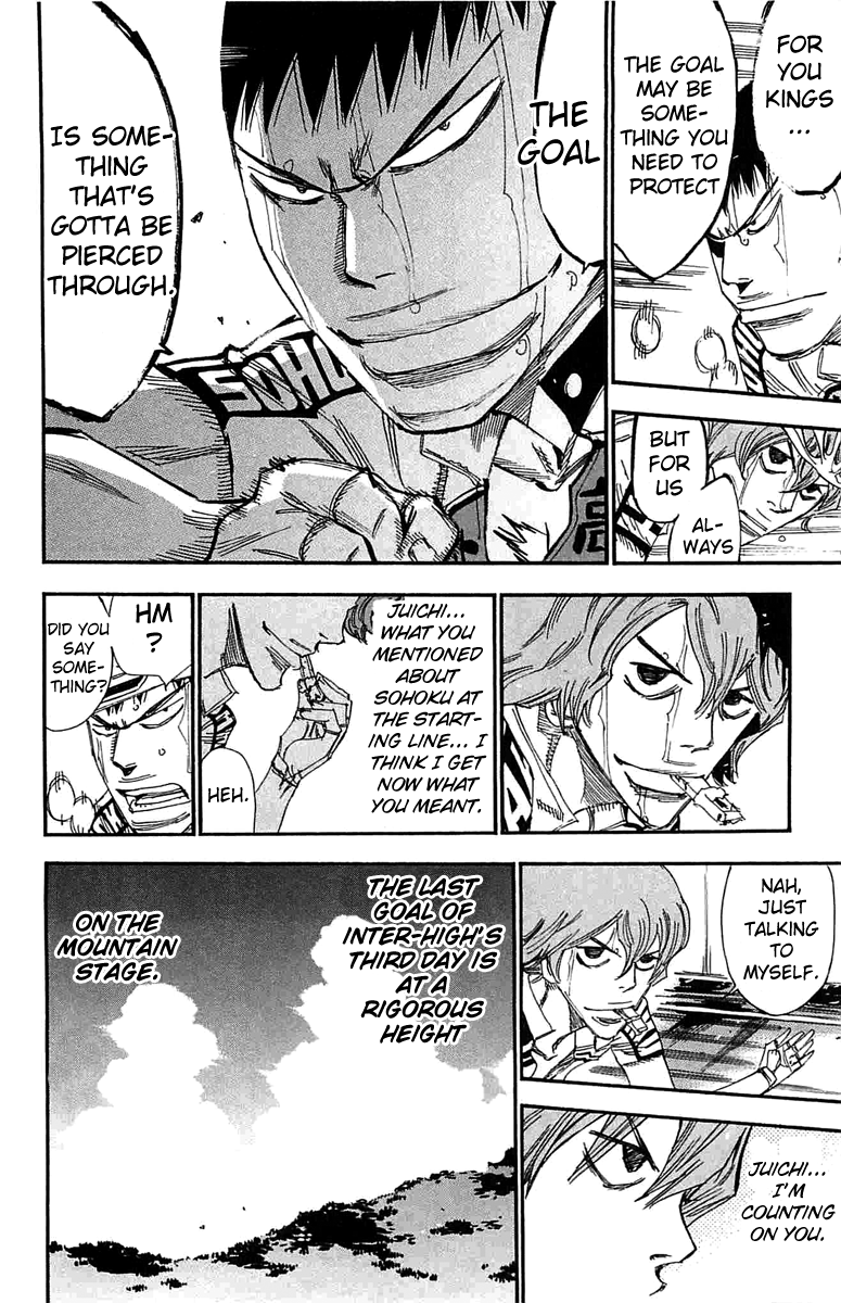 Yowamushi Pedal Chapter 191 page 9 - Chapter 191: The Trusted Four