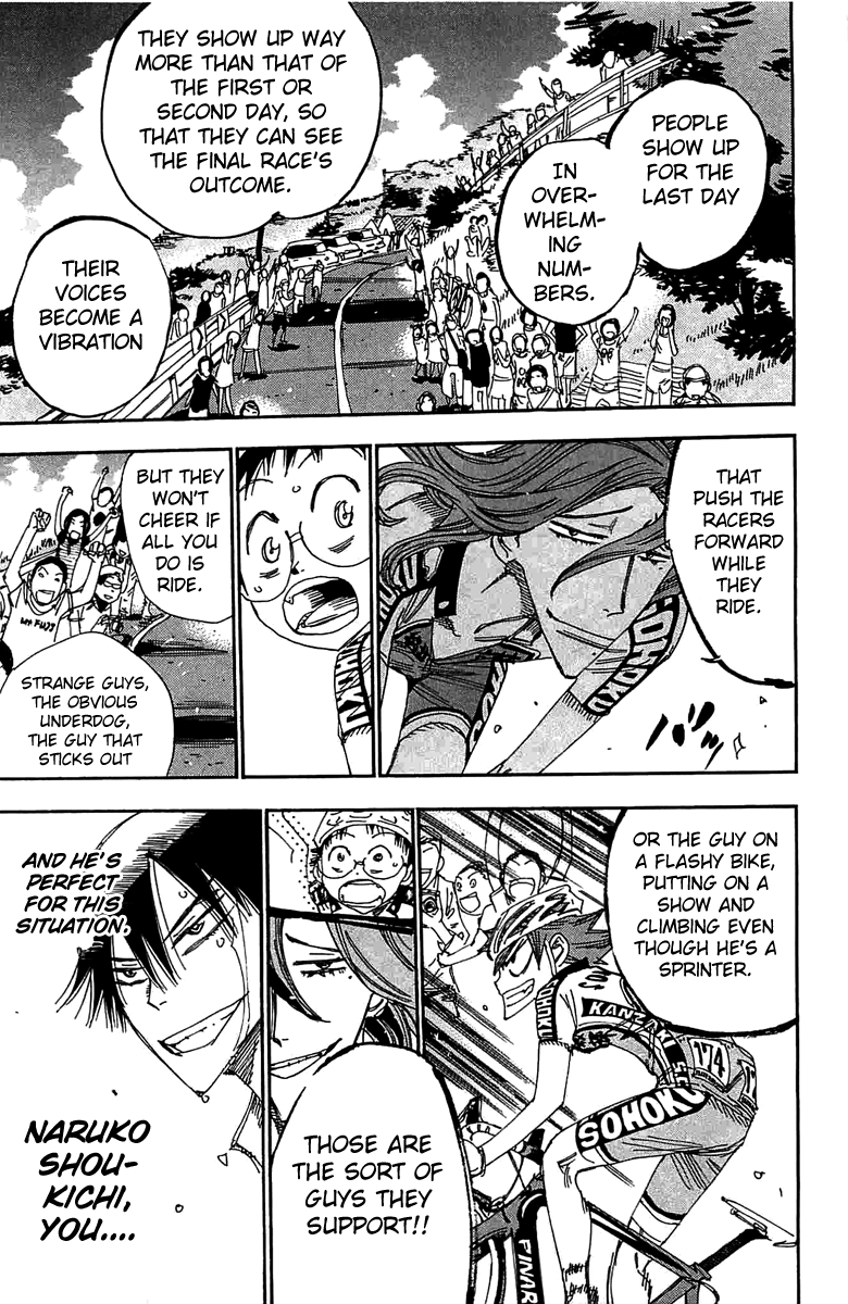 Yowamushi Pedal Chapter 192 page 14 - Chapter 192: Naruko's Real Worth