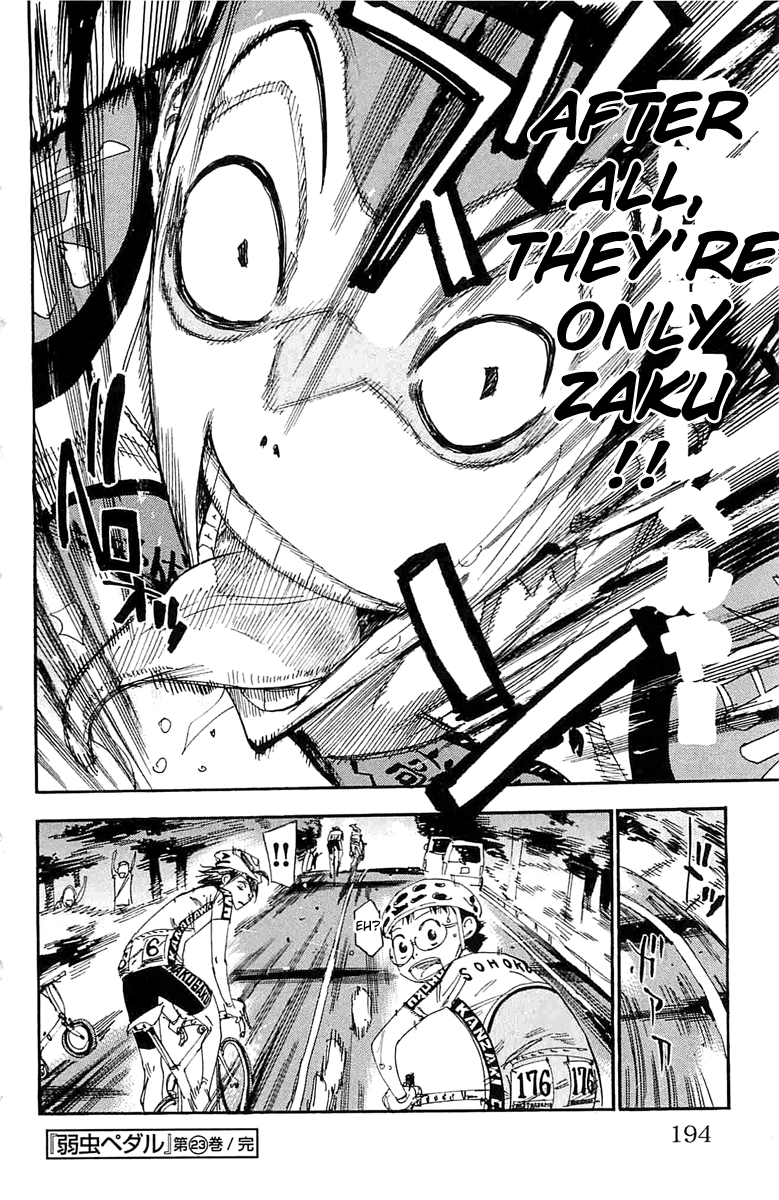 Yowamushi Pedal Chapter 199 page 21 - Chapter 199: The Persistent Man