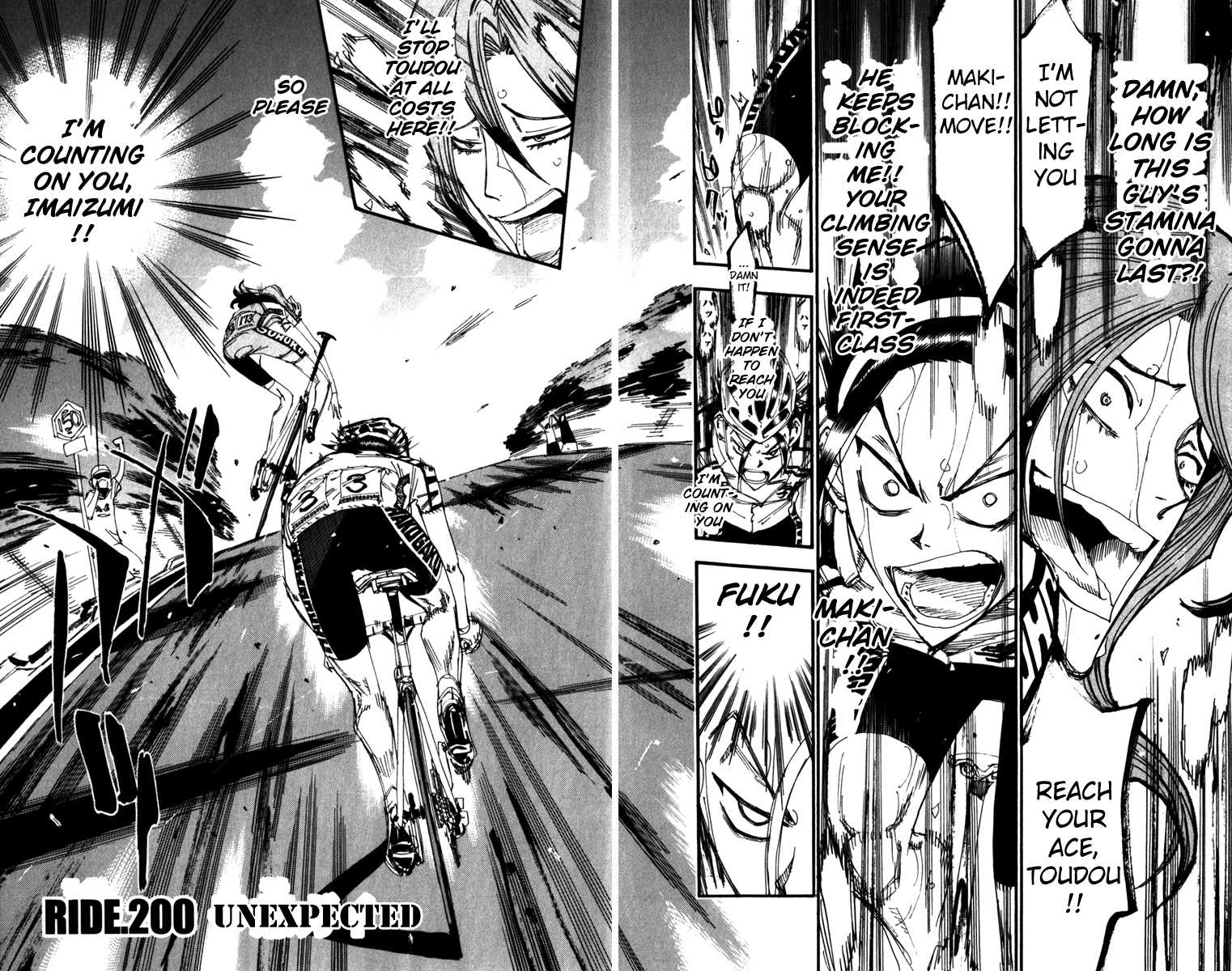 Yowamushi Pedal Chapter 200 page 3 - Chapter 200: Unexpected