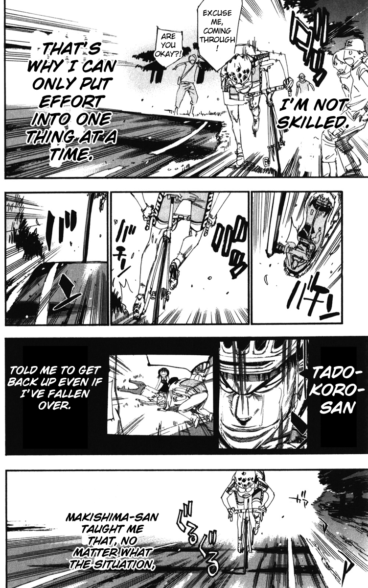 Yowamushi Pedal Chapter 206 page 18 - Chapter 206: Sakamichi, Off-Course