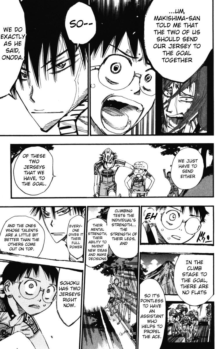 Yowamushi Pedal Chapter 208 page 16 - Chapter 208: Sakamichi's Role