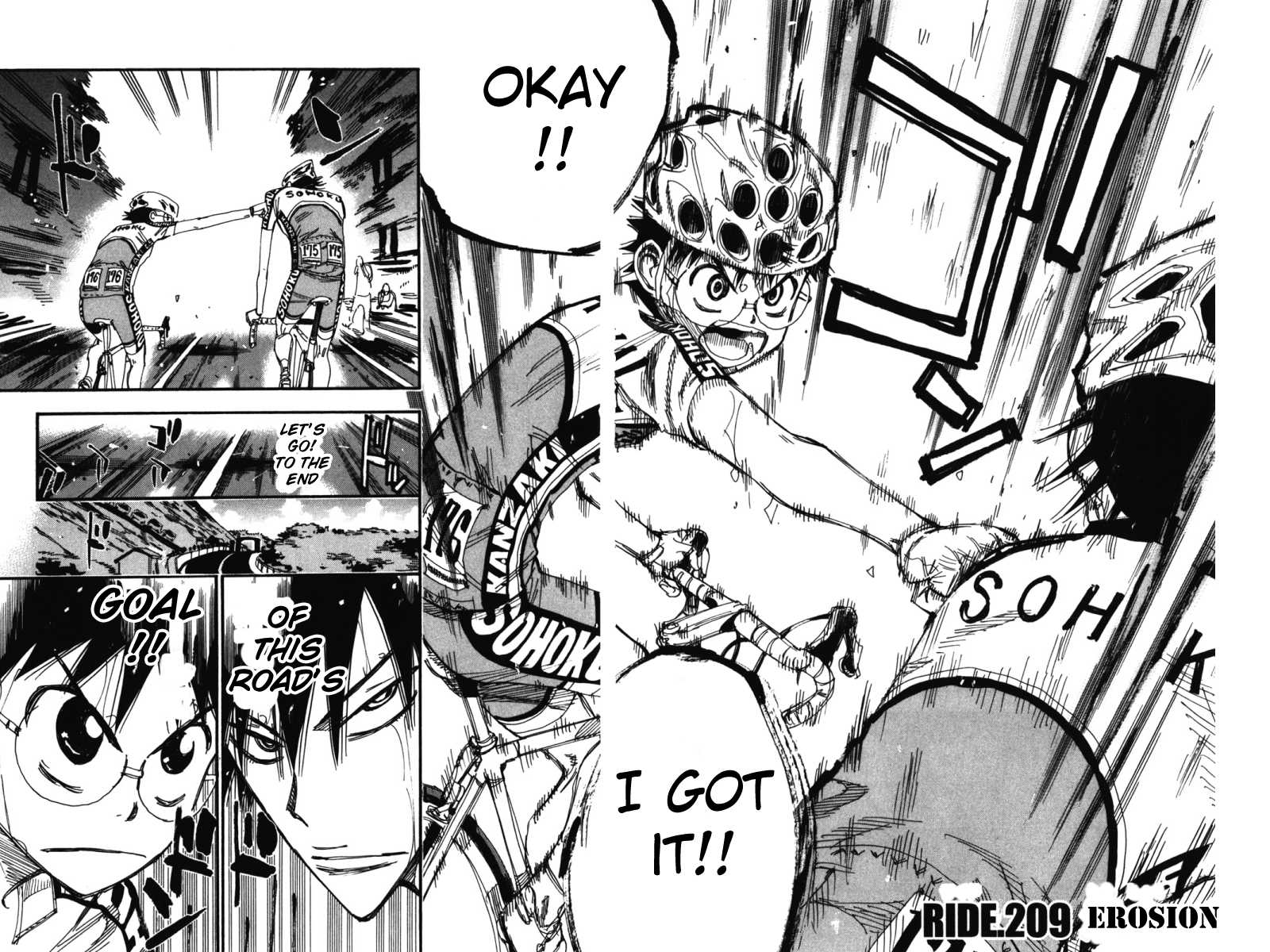 Yowamushi Pedal Chapter 209 page 4 - Chapter 209: Erosion