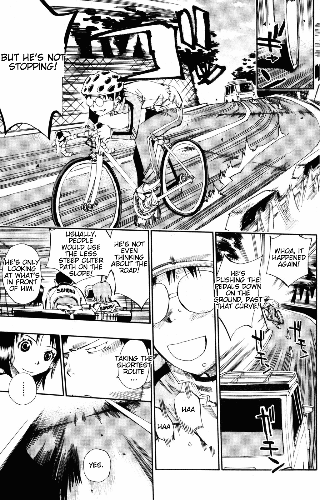 Yowamushi Pedal Chapter 21 page 13 - Chapter 21: You Are Fast!