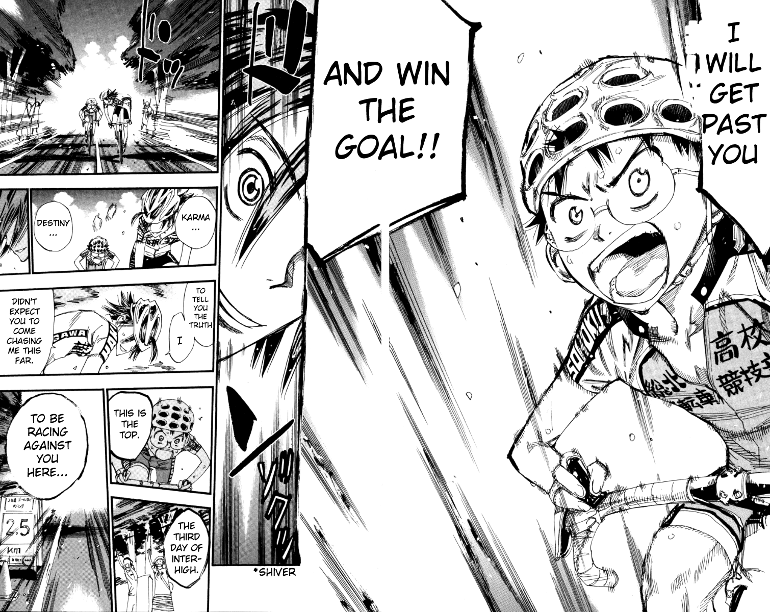 Yowamushi Pedal Chapter 217 page 13 - Chapter 217: Manami and Sakamichi