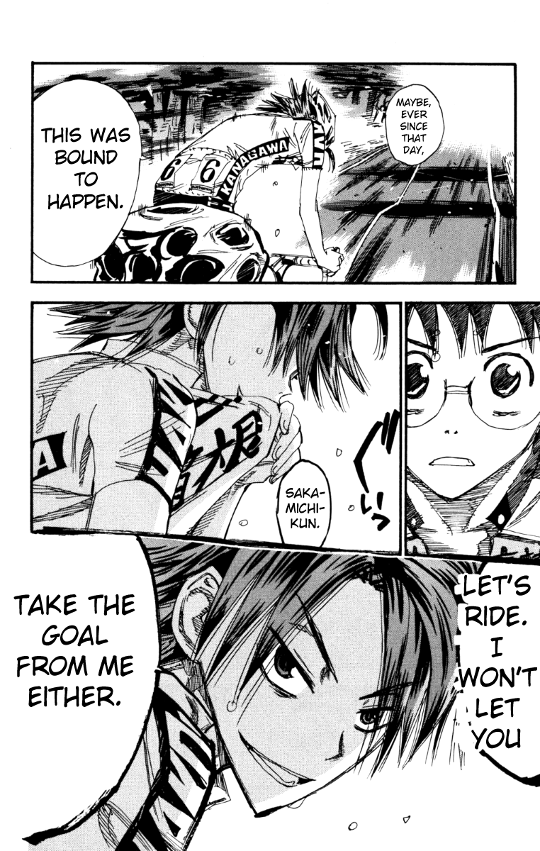 Yowamushi Pedal Chapter 217 page 16 - Chapter 217: Manami and Sakamichi