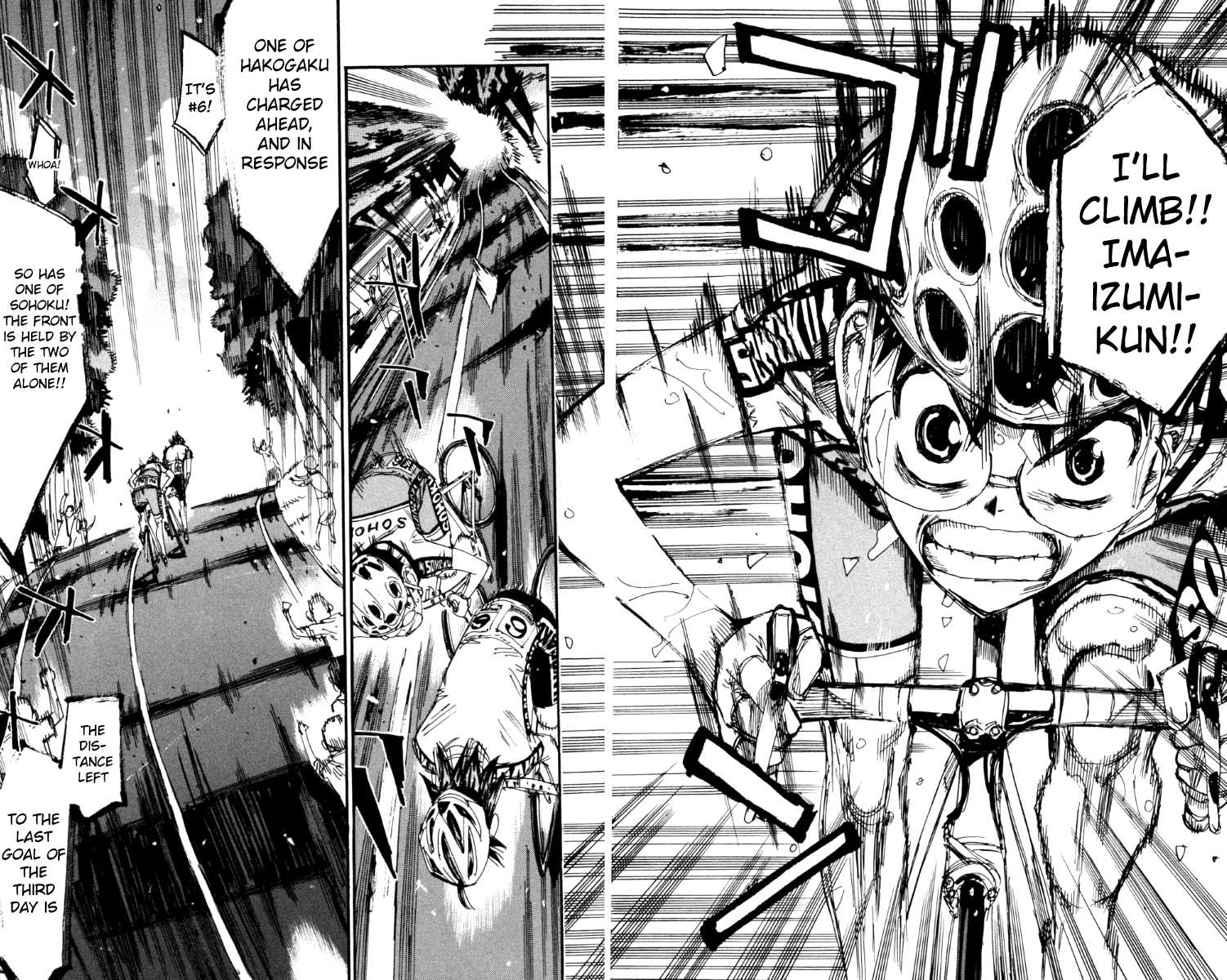 Yowamushi Pedal Chapter 217 page 4 - Chapter 217: Manami and Sakamichi