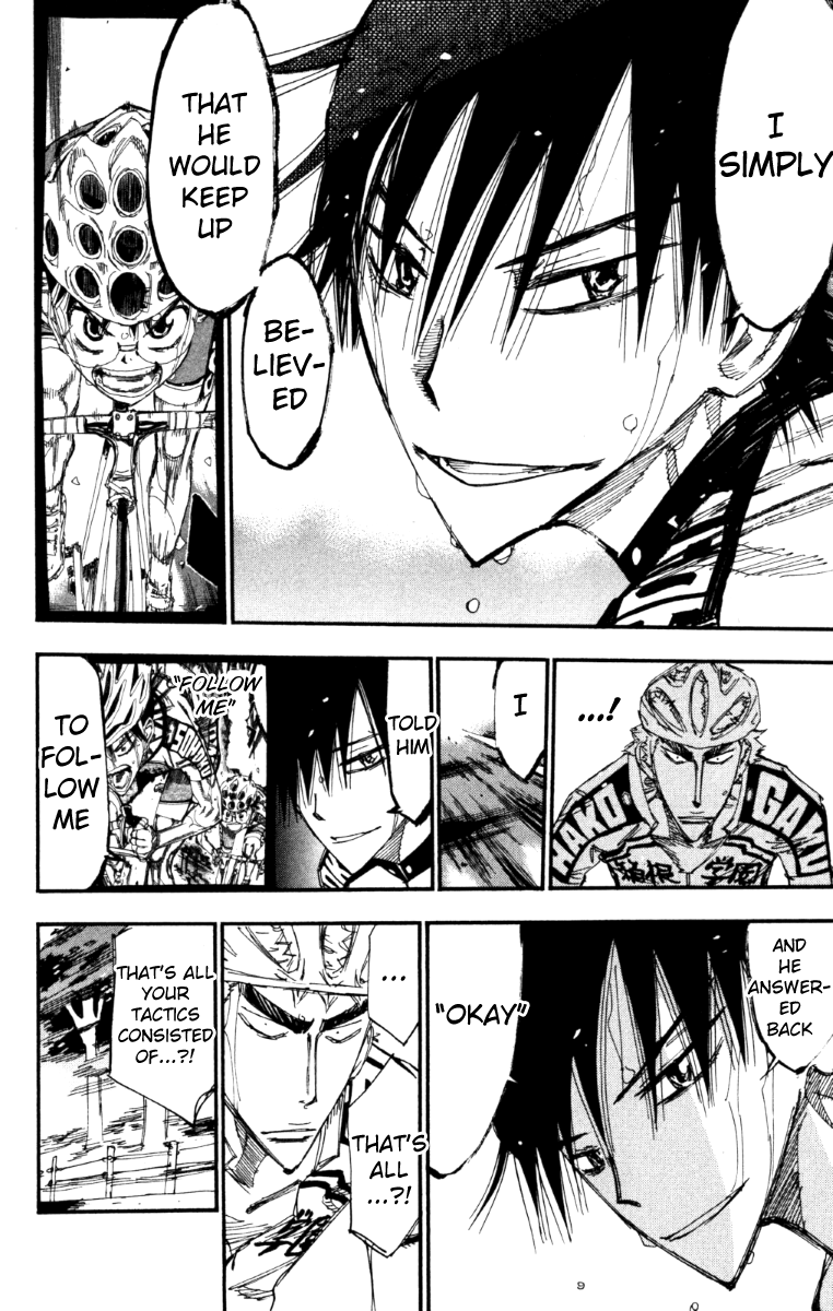 Yowamushi Pedal Chapter 217 page 8 - Chapter 217: Manami and Sakamichi