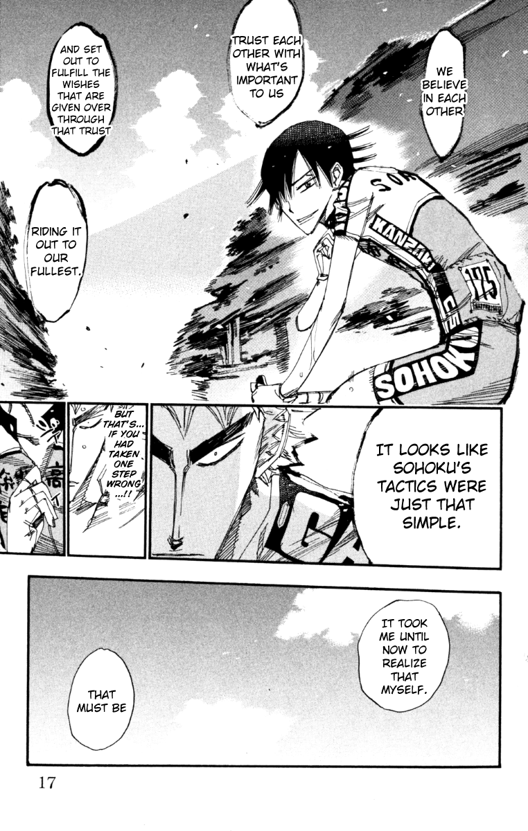 Yowamushi Pedal Chapter 217 page 9 - Chapter 217: Manami and Sakamichi