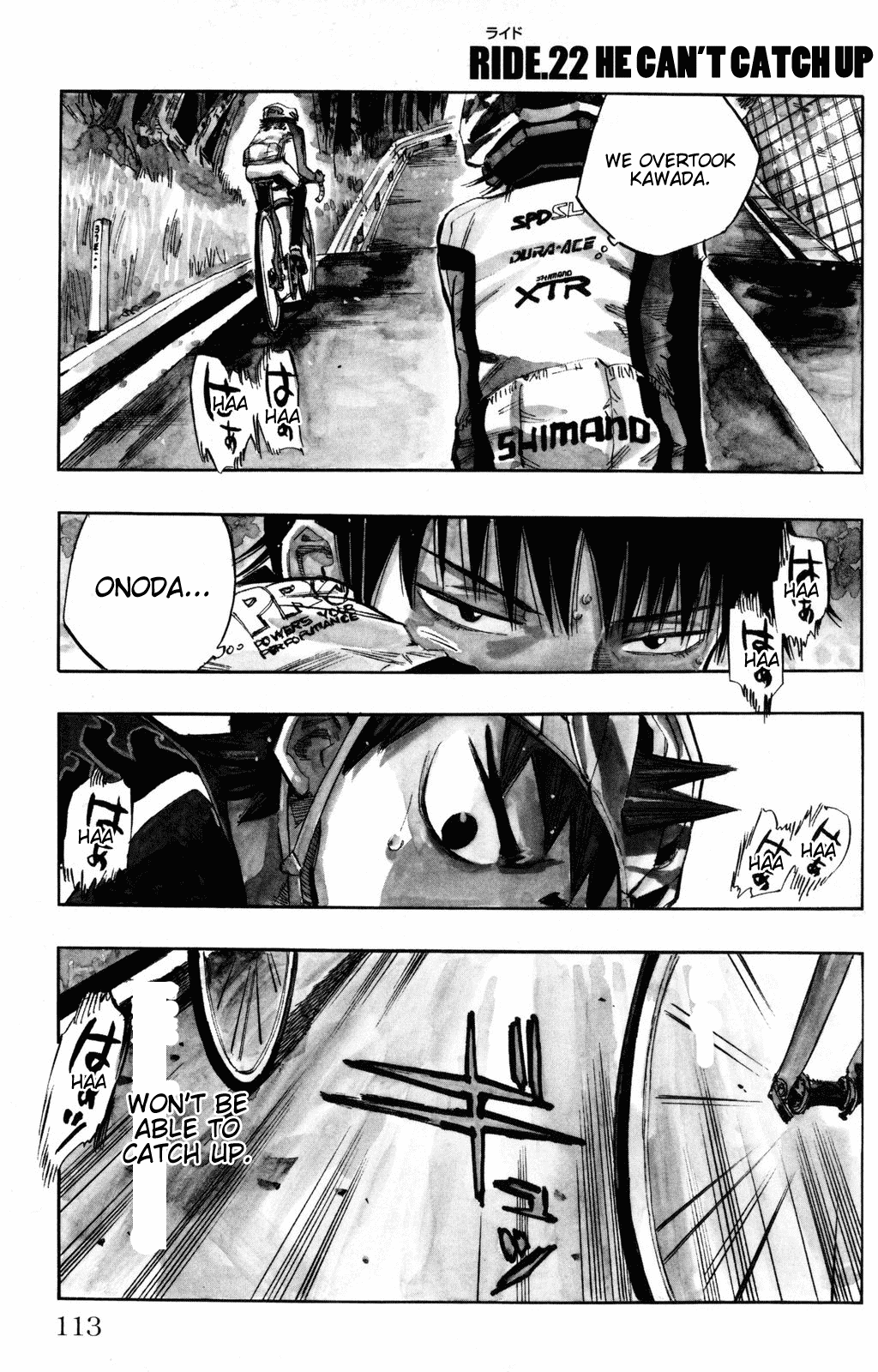Yowamushi Pedal Chapter 22 page 1 - Chapter 22: He Can't Catch Up