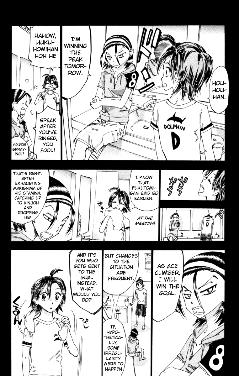 Yowamushi Pedal Chapter 221 page 11 - Chapter 221: Manami Climbs
