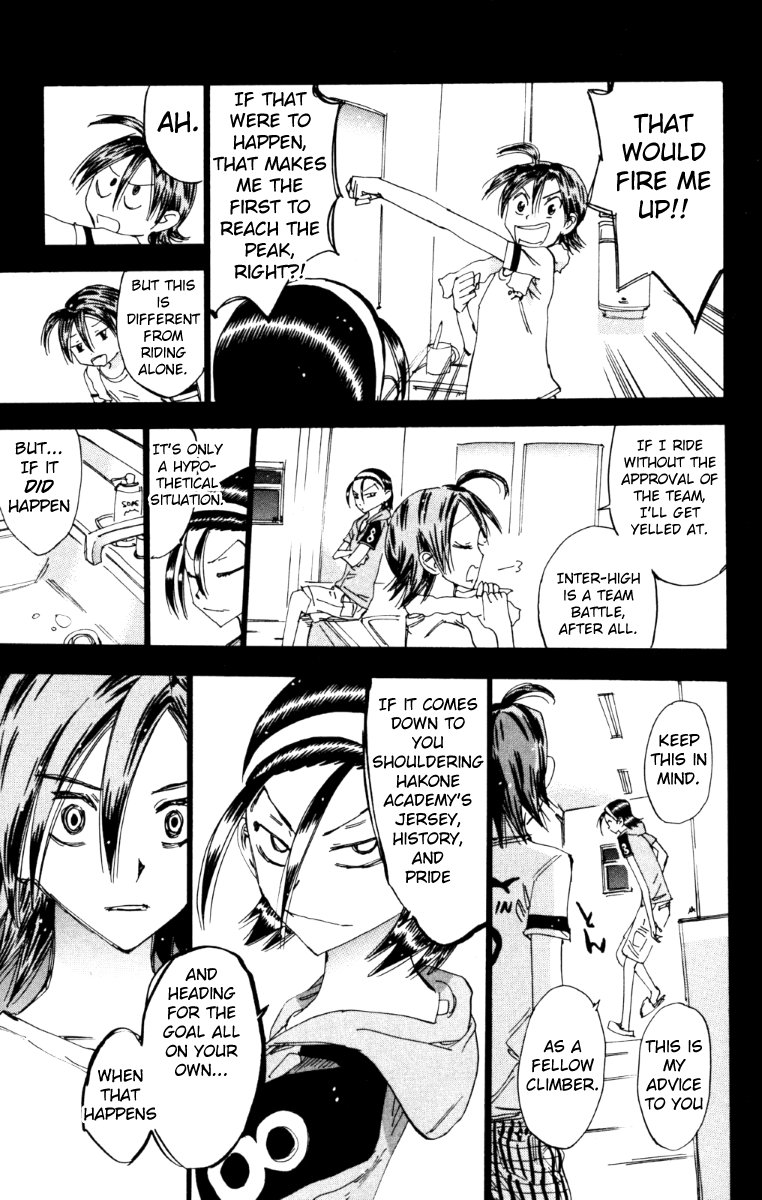 Yowamushi Pedal Chapter 221 page 12 - Chapter 221: Manami Climbs