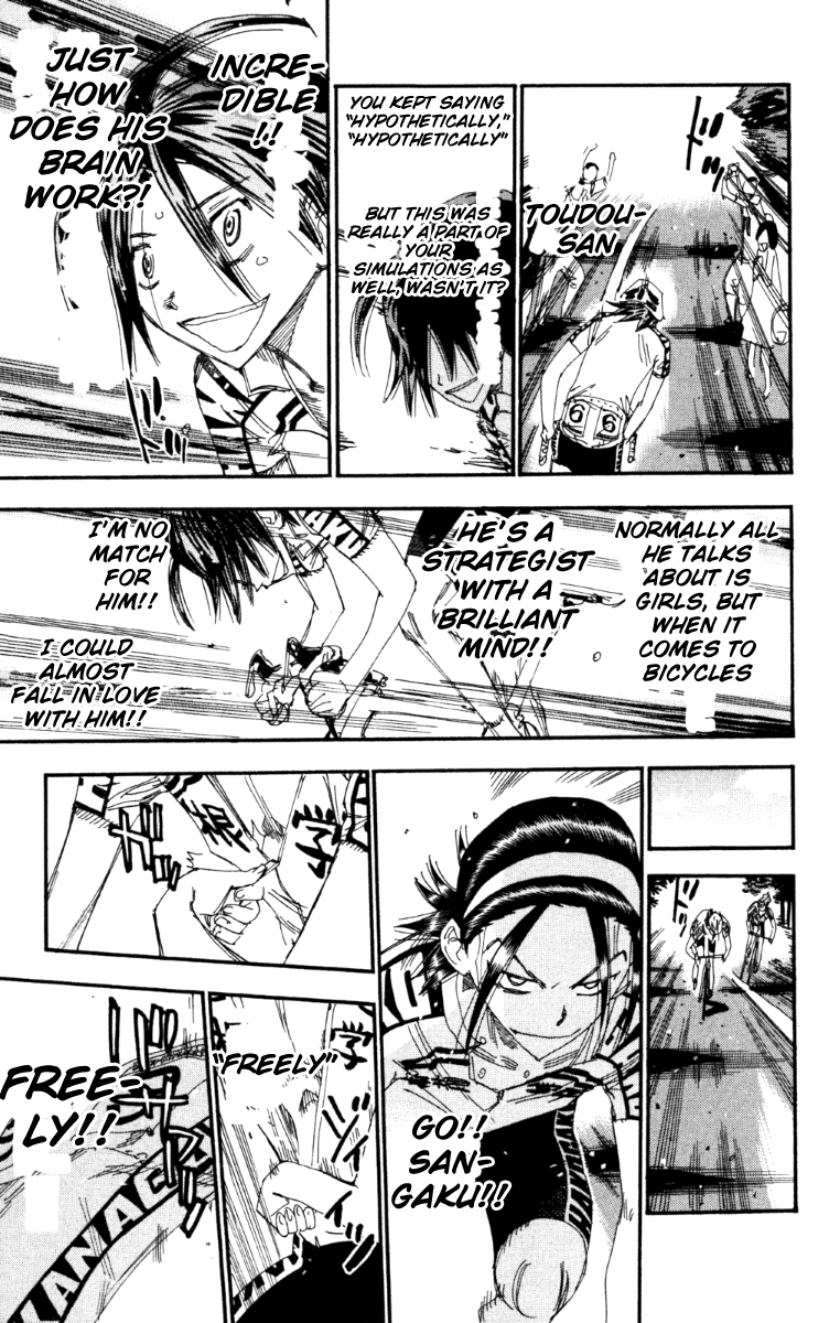 Yowamushi Pedal Chapter 221 page 14 - Chapter 221: Manami Climbs
