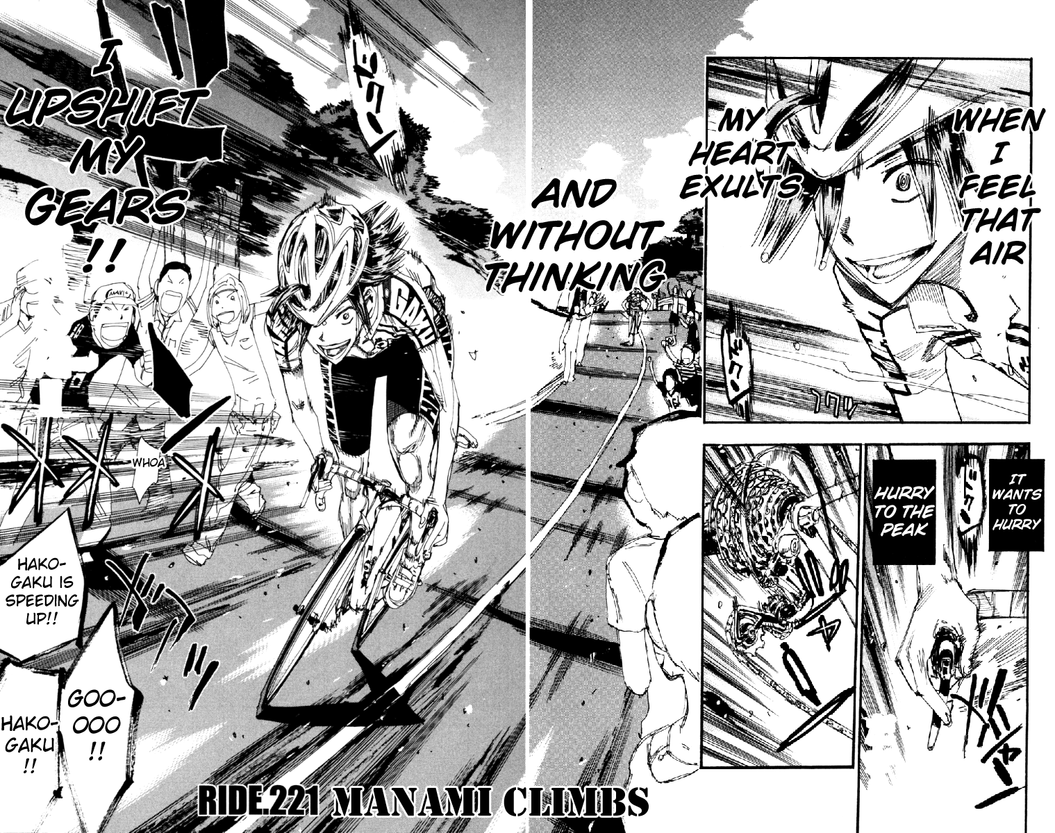 Yowamushi Pedal Chapter 221 page 2 - Chapter 221: Manami Climbs