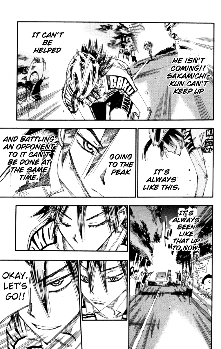 Yowamushi Pedal Chapter 221 page 8 - Chapter 221: Manami Climbs