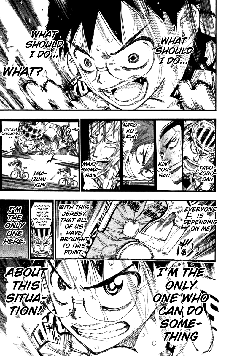 Yowamushi Pedal Chapter 224 page 14 - Chapter 224: One Kilometer Left