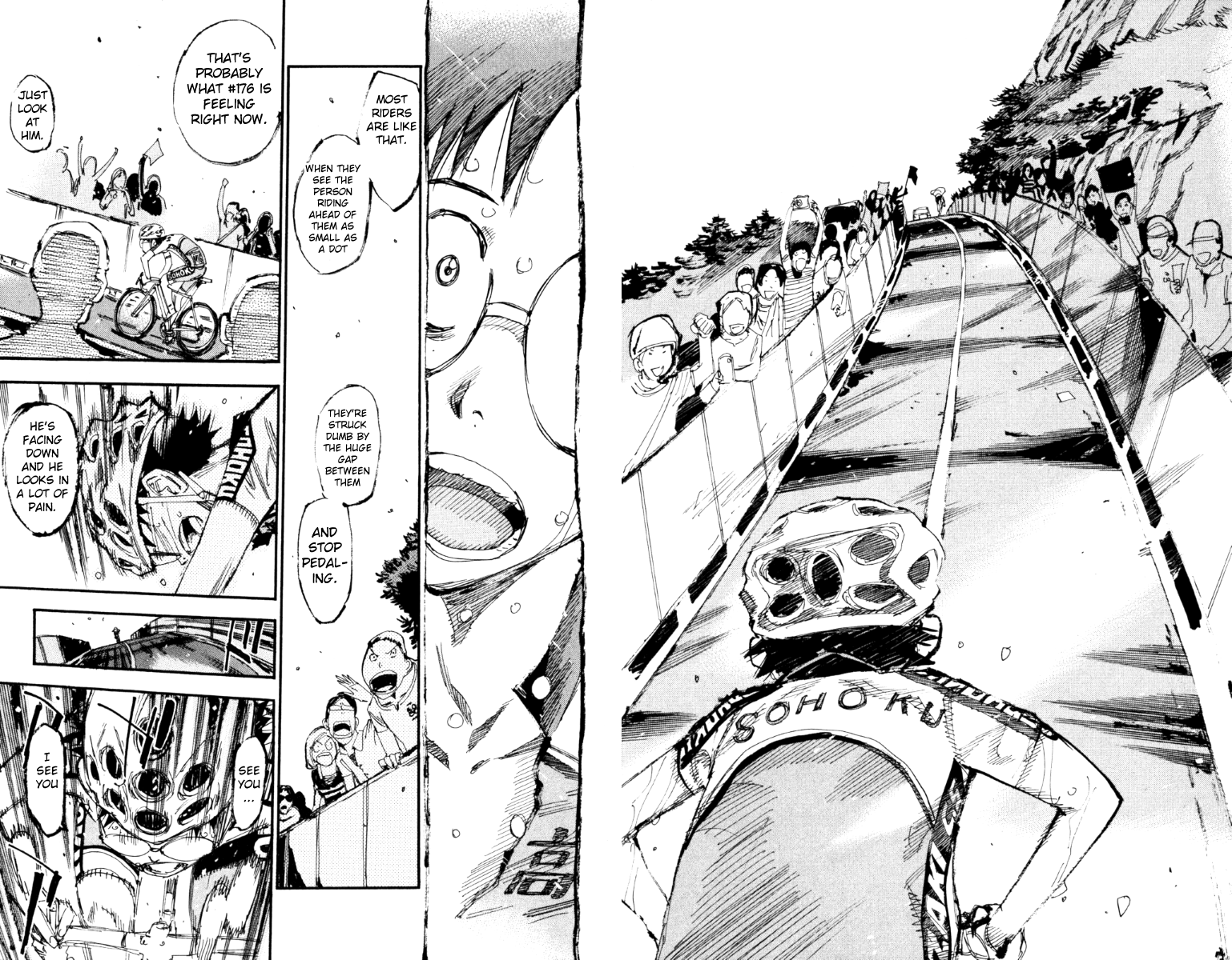 Yowamushi Pedal Chapter 224 page 17 - Chapter 224: One Kilometer Left