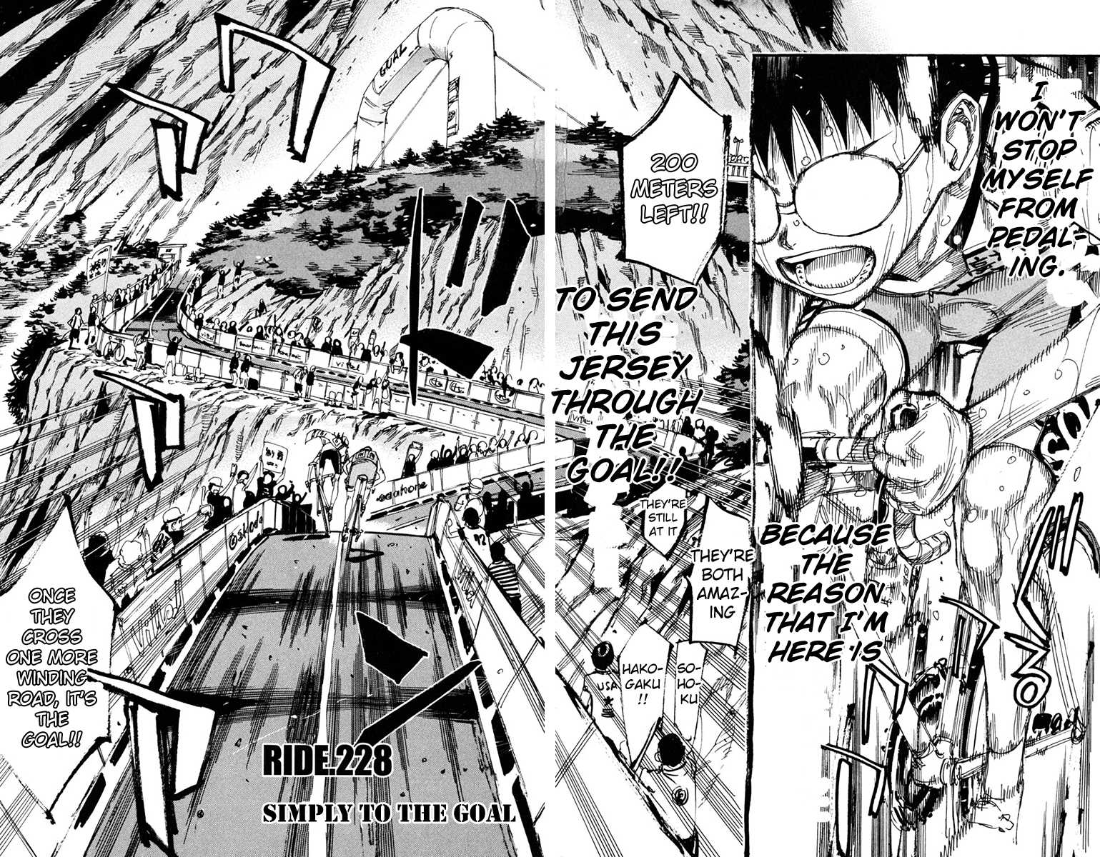 Yowamushi Pedal Chapter 228 page 6 - Chapter 228: Simply to the Goal
