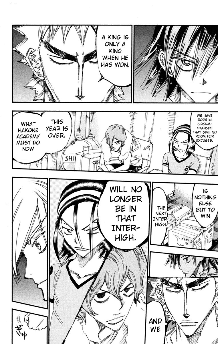 Yowamushi Pedal Chapter 232 page 10 - Chapter 232: To a Height of 15 Centimeters