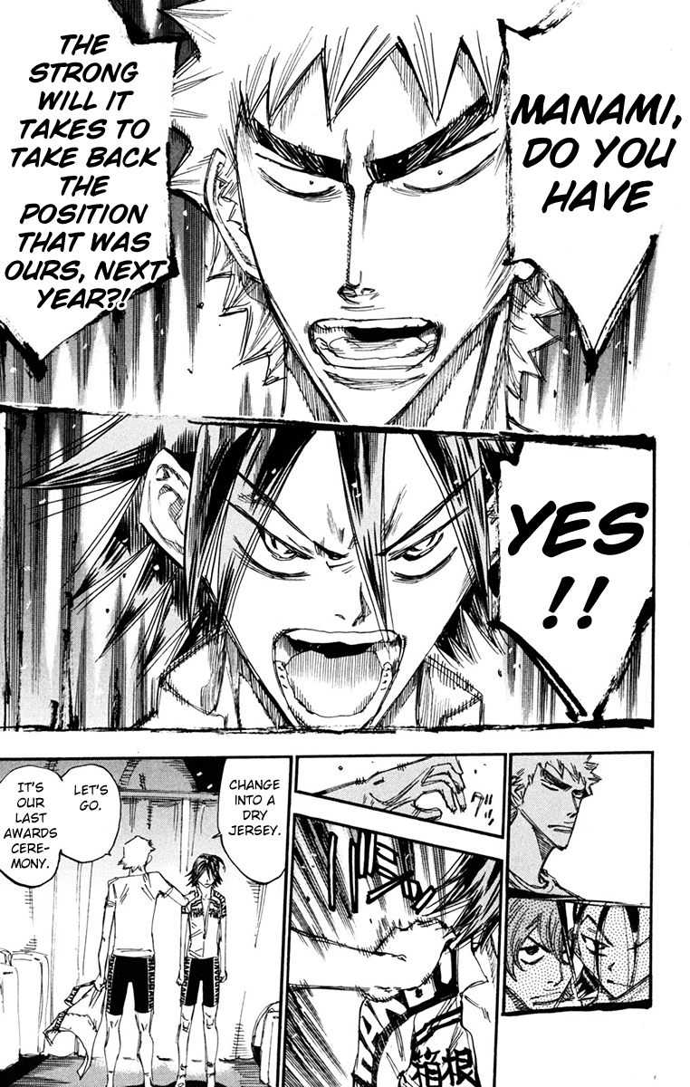 Yowamushi Pedal Chapter 232 page 11 - Chapter 232: To a Height of 15 Centimeters