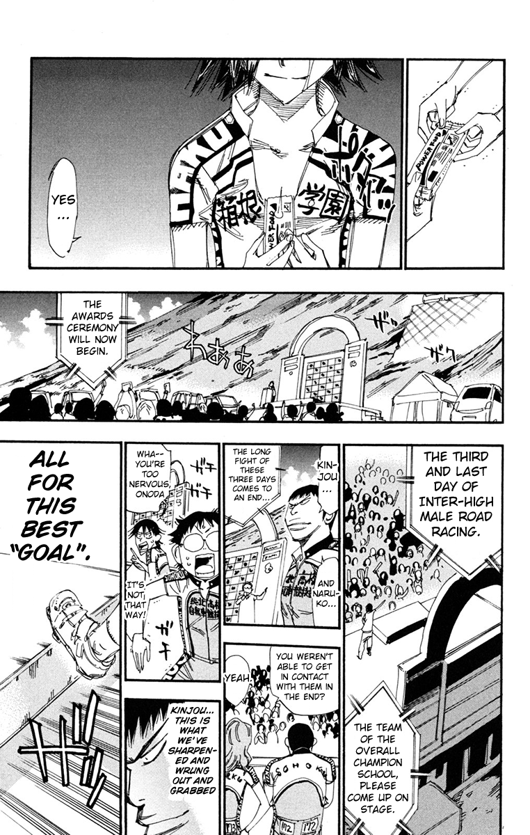 Yowamushi Pedal Chapter 232 page 13 - Chapter 232: To a Height of 15 Centimeters