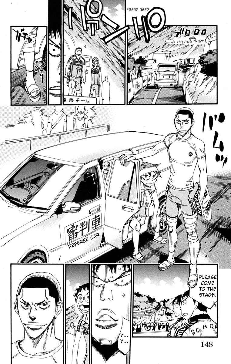 Yowamushi Pedal Chapter 232 page 14 - Chapter 232: To a Height of 15 Centimeters