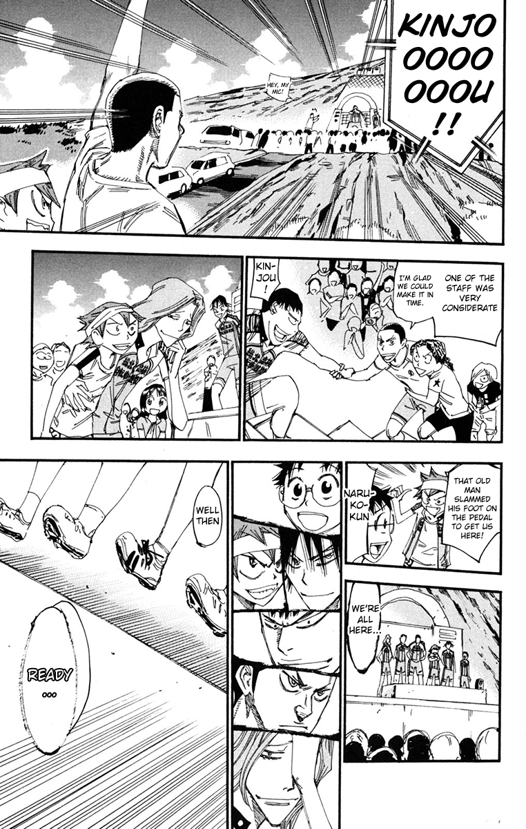 Yowamushi Pedal Chapter 232 page 15 - Chapter 232: To a Height of 15 Centimeters