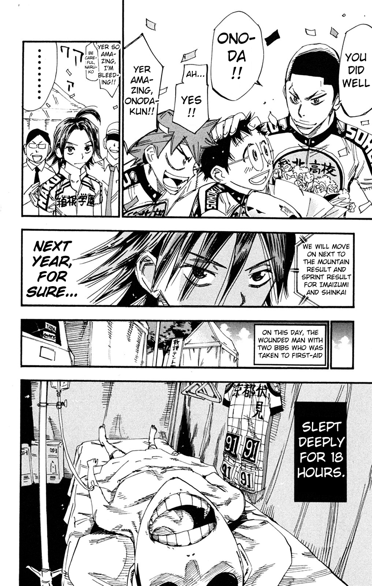 Yowamushi Pedal Chapter 232 page 18 - Chapter 232: To a Height of 15 Centimeters