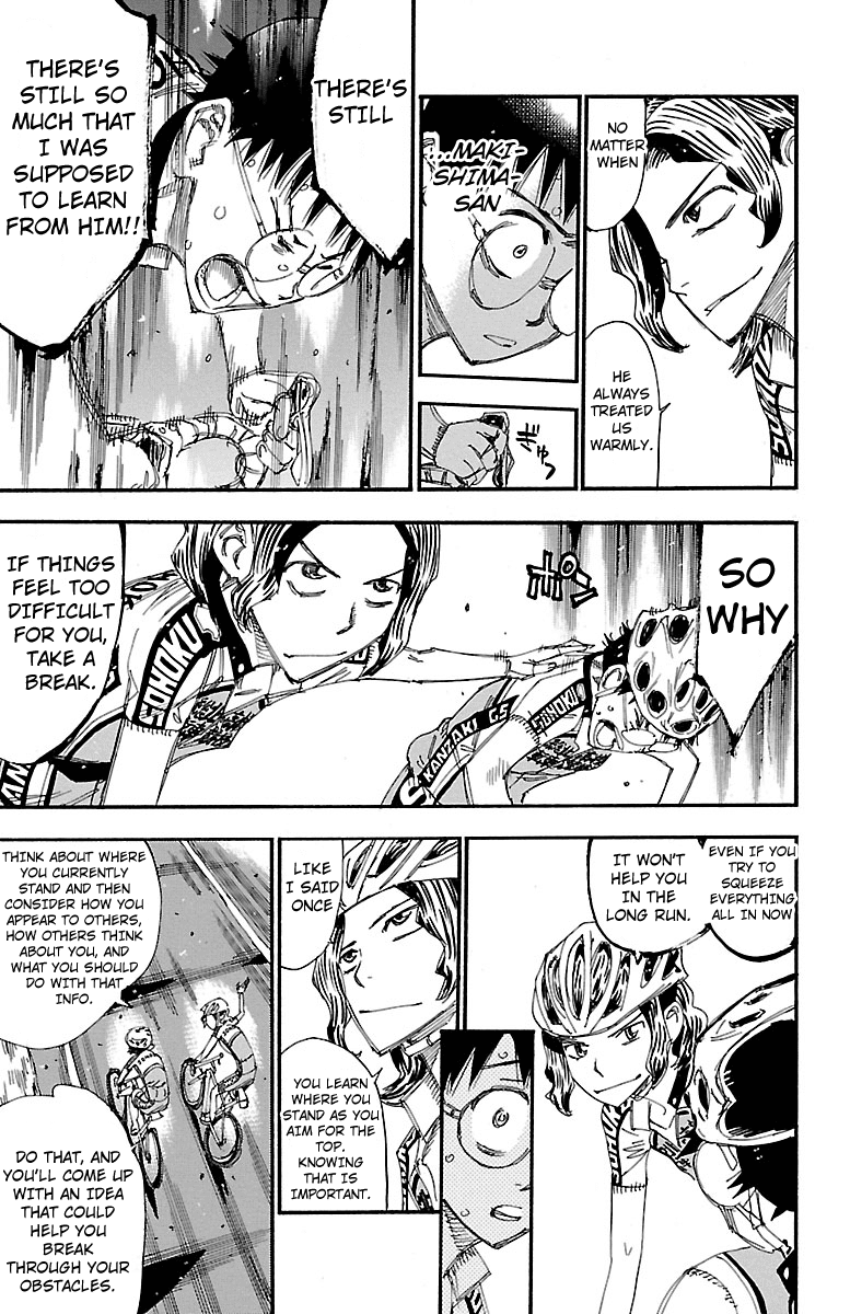 Yowamushi Pedal Chapter 237 page 11 - Chapter 237: What Makishima Left Behind