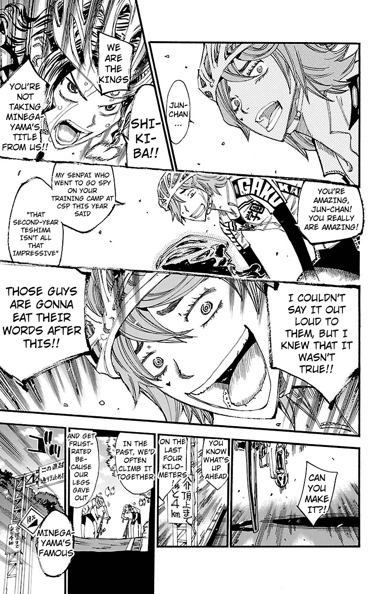 Yowamushi Pedal Chapter 242 page 13 - Chapter 242: Ashikiba vs Sohoku