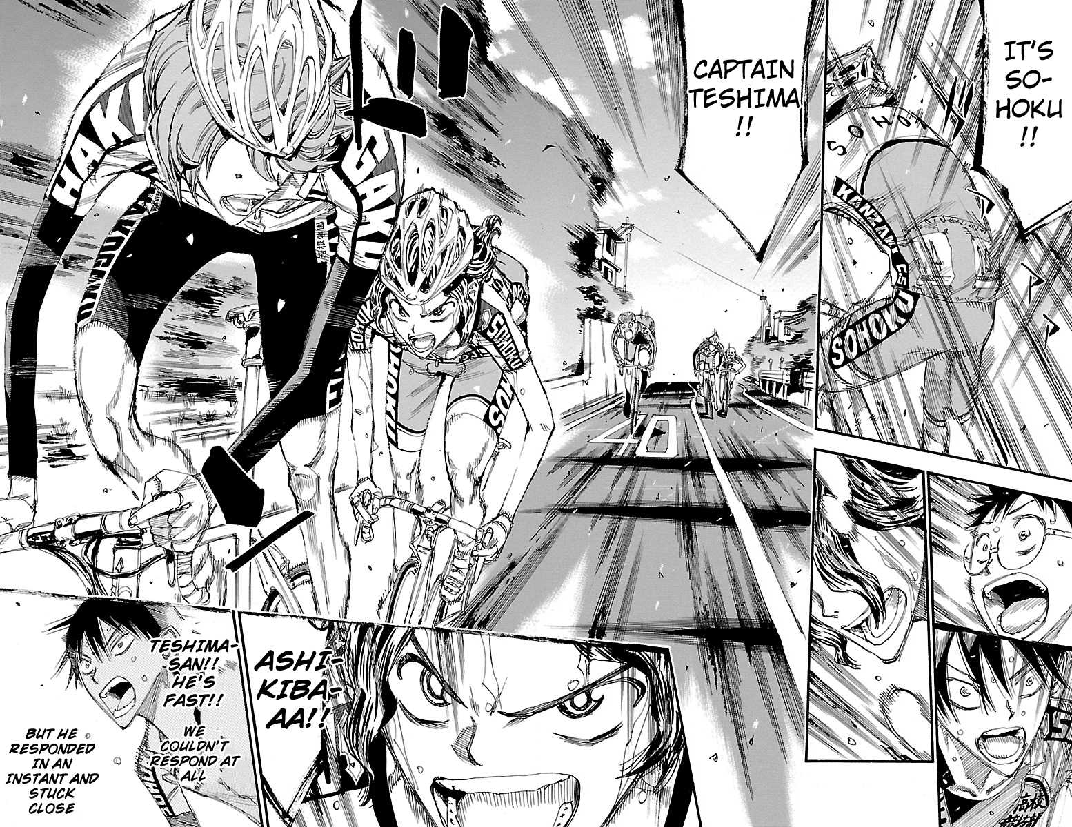 Yowamushi Pedal Chapter 242 page 9 - Chapter 242: Ashikiba vs Sohoku