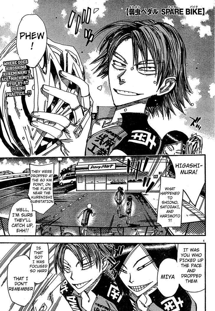 Yowamushi Pedal Chapter 243.5 page 1 - Chapter 243.5