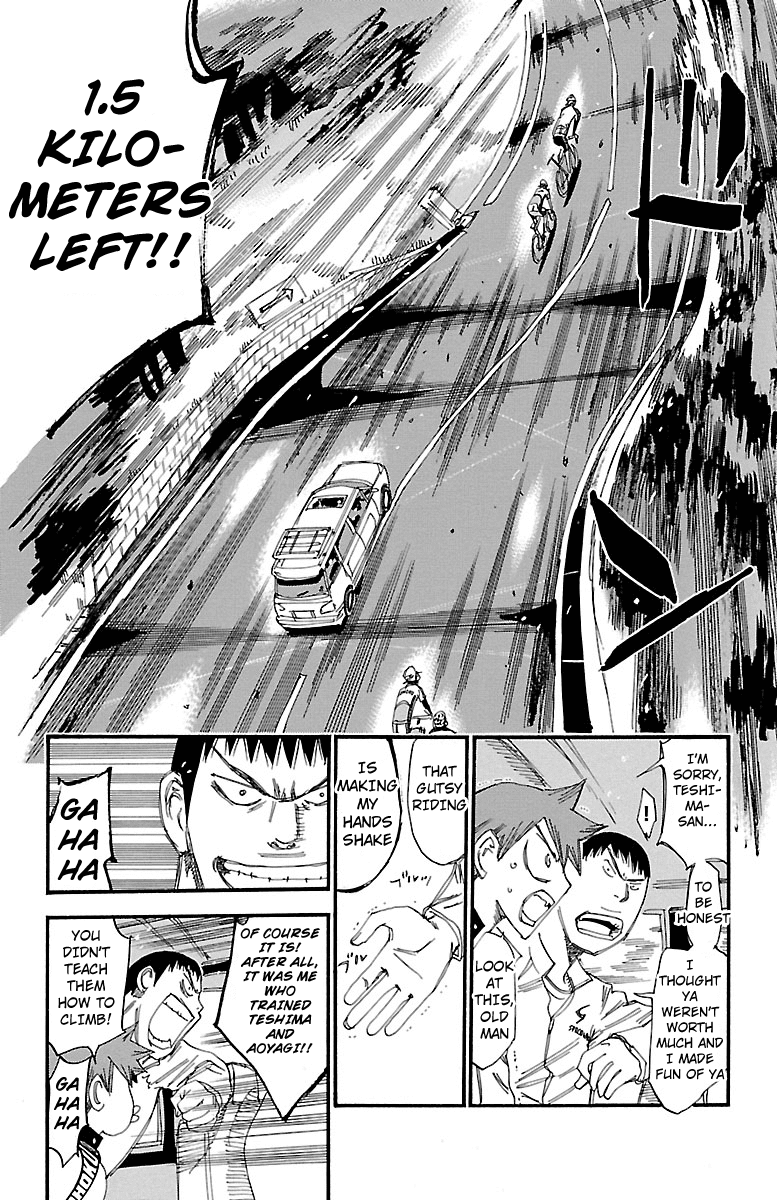 Yowamushi Pedal Chapter 243 page 11 - Chapter 243: Teshima and the Riding of His Soul