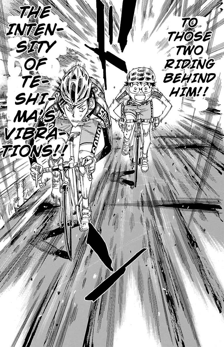 Yowamushi Pedal Chapter 243 page 14 - Chapter 243: Teshima and the Riding of His Soul
