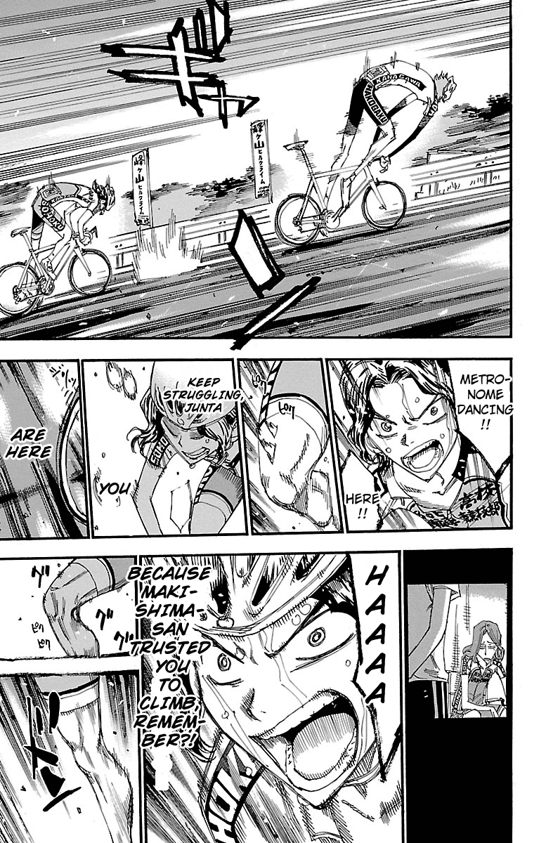Yowamushi Pedal Chapter 243 page 4 - Chapter 243: Teshima and the Riding of His Soul