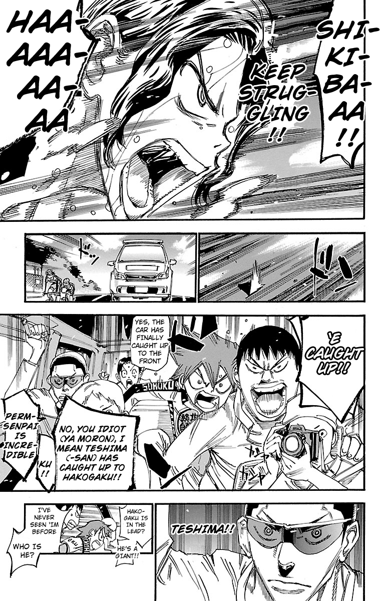 Yowamushi Pedal Chapter 243 page 6 - Chapter 243: Teshima and the Riding of His Soul