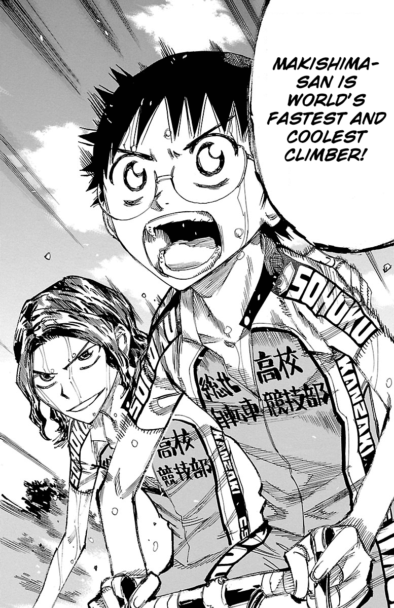 Yowamushi Pedal Chapter 244 page 14 - Chapter 244: The Fastest Man Upon Mount Minegayama