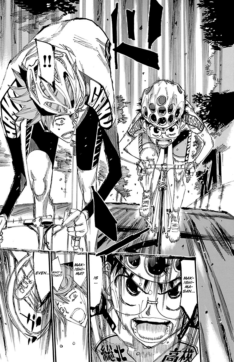 Yowamushi Pedal Chapter 244 page 18 - Chapter 244: The Fastest Man Upon Mount Minegayama