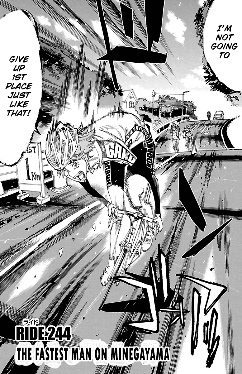 Yowamushi Pedal Chapter 244 page 9 - Chapter 244: The Fastest Man Upon Mount Minegayama