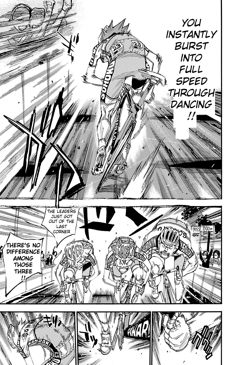 Yowamushi Pedal Chapter 246 page 15 - Chapter 246: Sprinters!!!