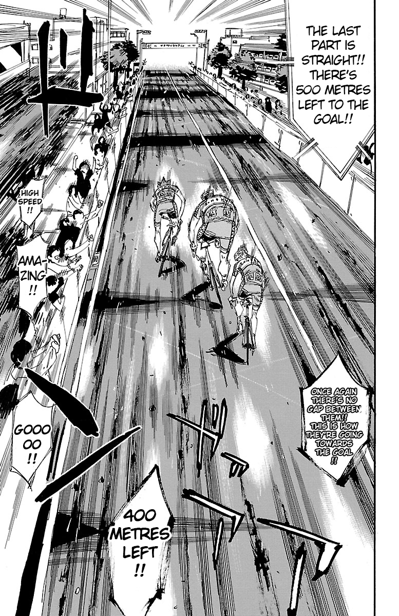 Yowamushi Pedal Chapter 246 page 17 - Chapter 246: Sprinters!!!