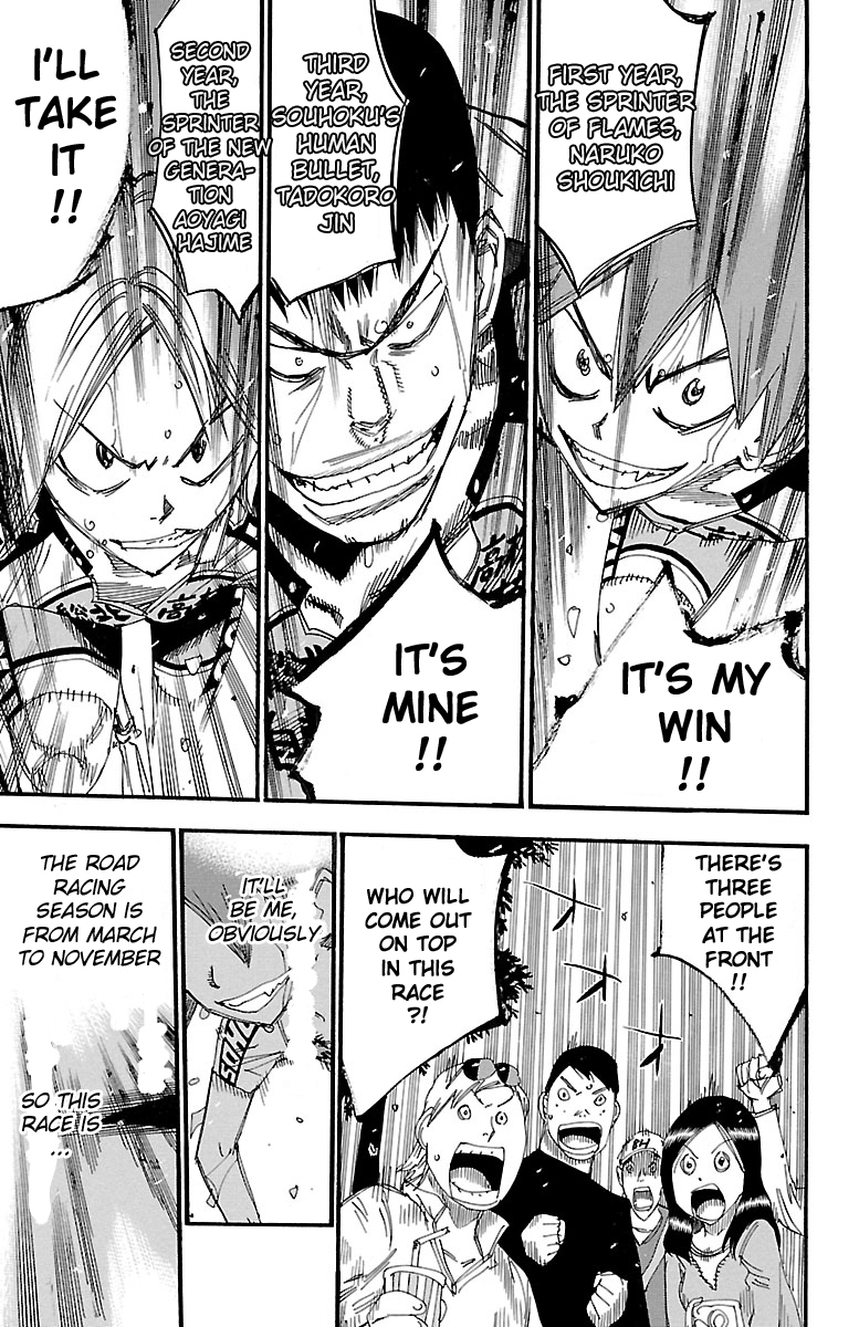 Yowamushi Pedal Chapter 246 page 4 - Chapter 246: Sprinters!!!