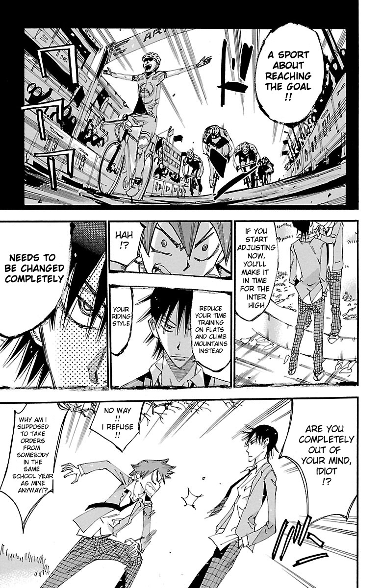 Yowamushi Pedal Chapter 247 page 14 - Chapter 247: The New Souhoku
