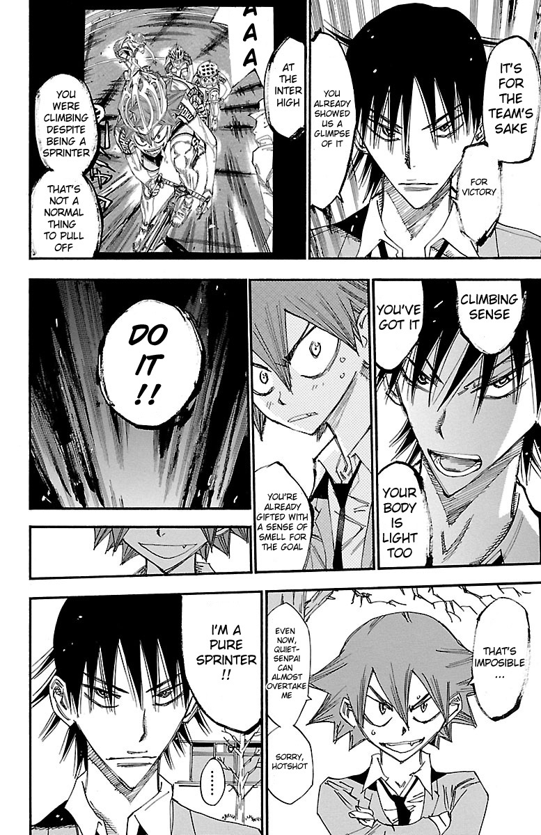 Yowamushi Pedal Chapter 247 page 15 - Chapter 247: The New Souhoku