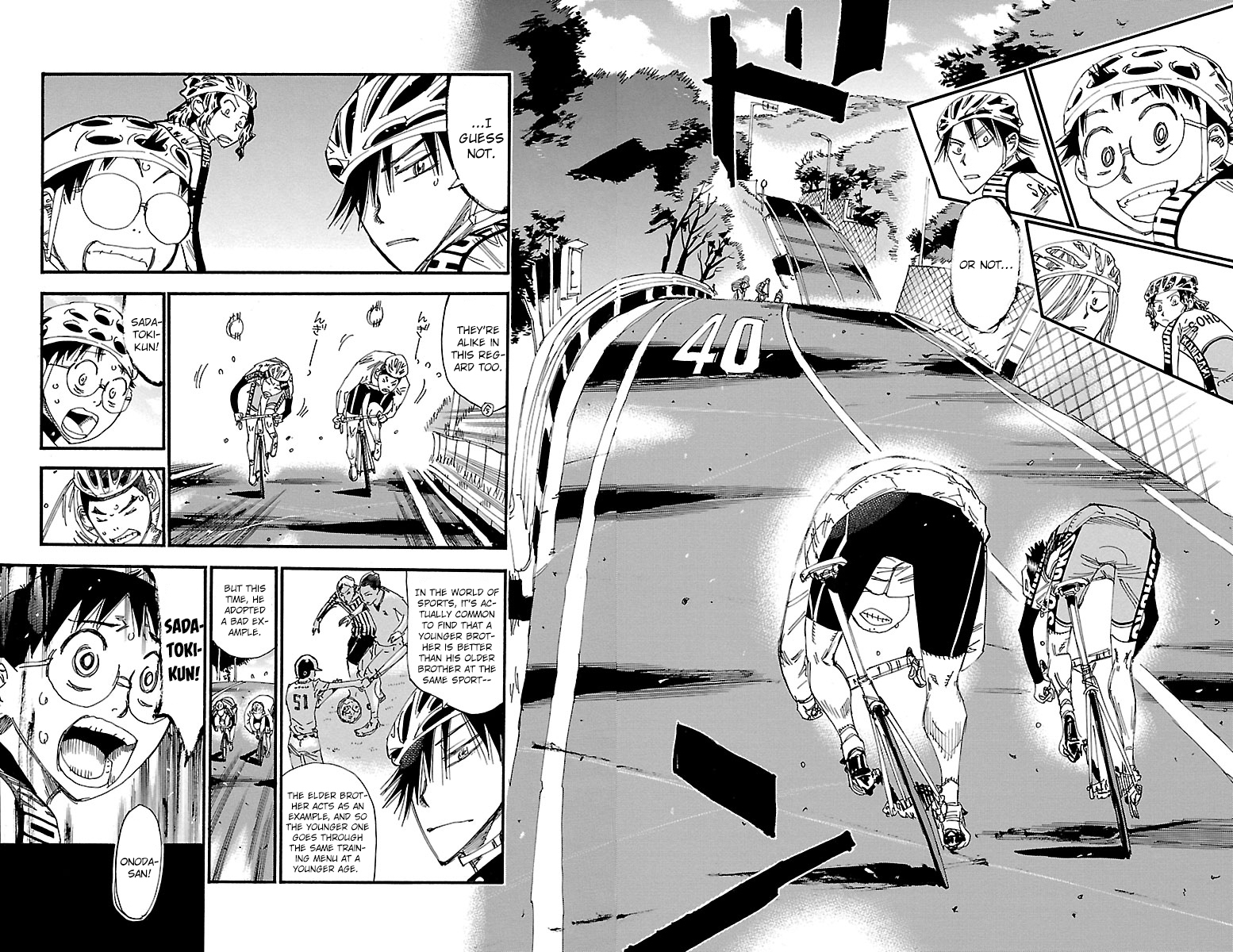 Yowamushi Pedal Chapter 248 page 14 - Chapter 248: The Younger Sugimoto Brother