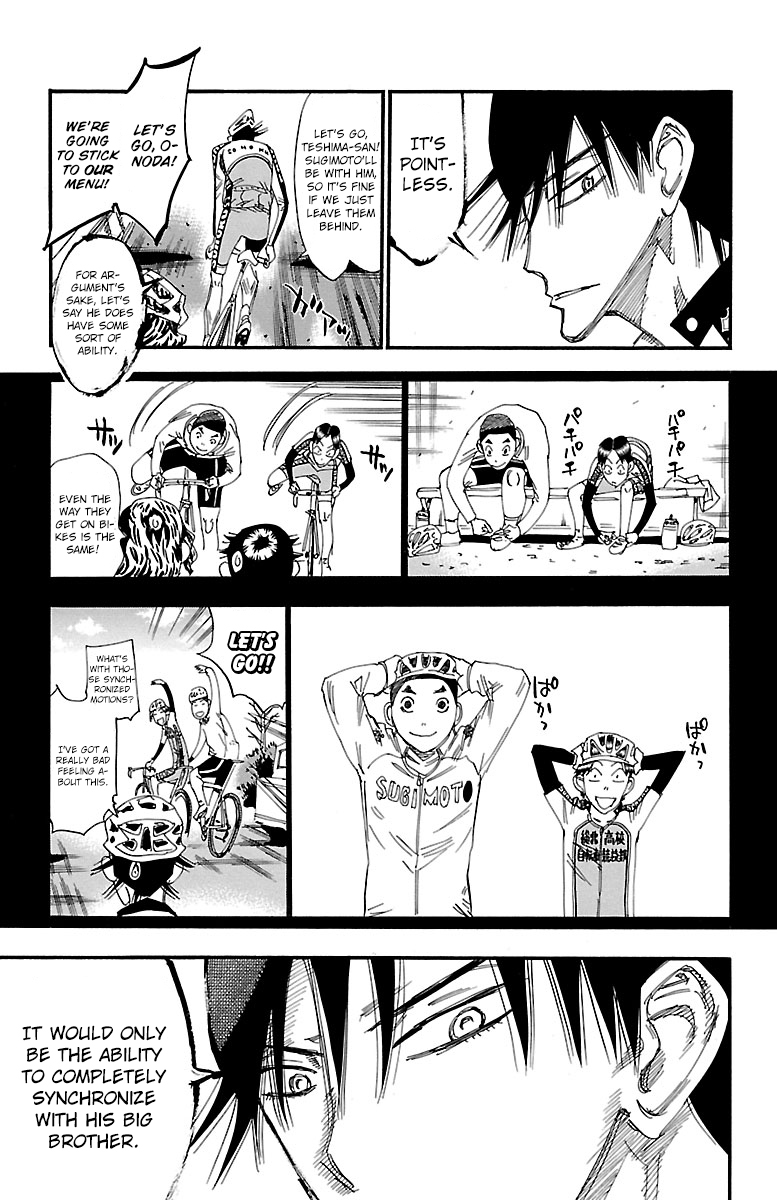 Yowamushi Pedal Chapter 248 page 16 - Chapter 248: The Younger Sugimoto Brother