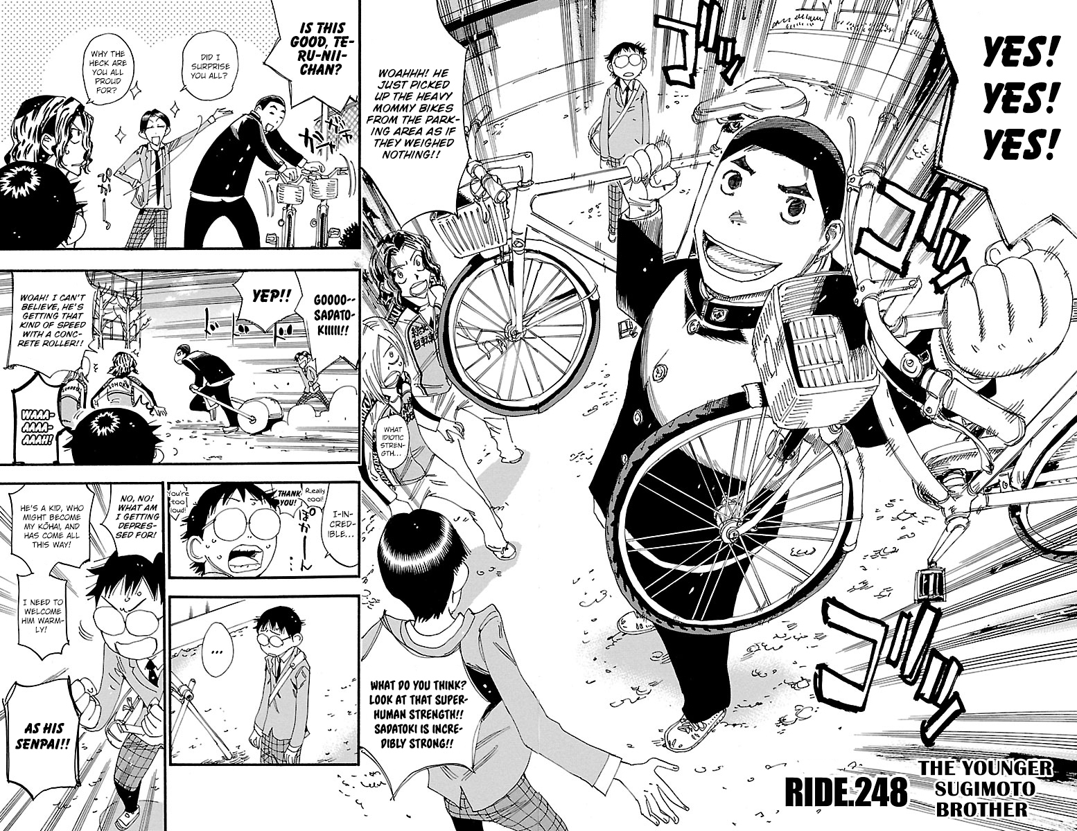 Yowamushi Pedal Chapter 248 page 2 - Chapter 248: The Younger Sugimoto Brother