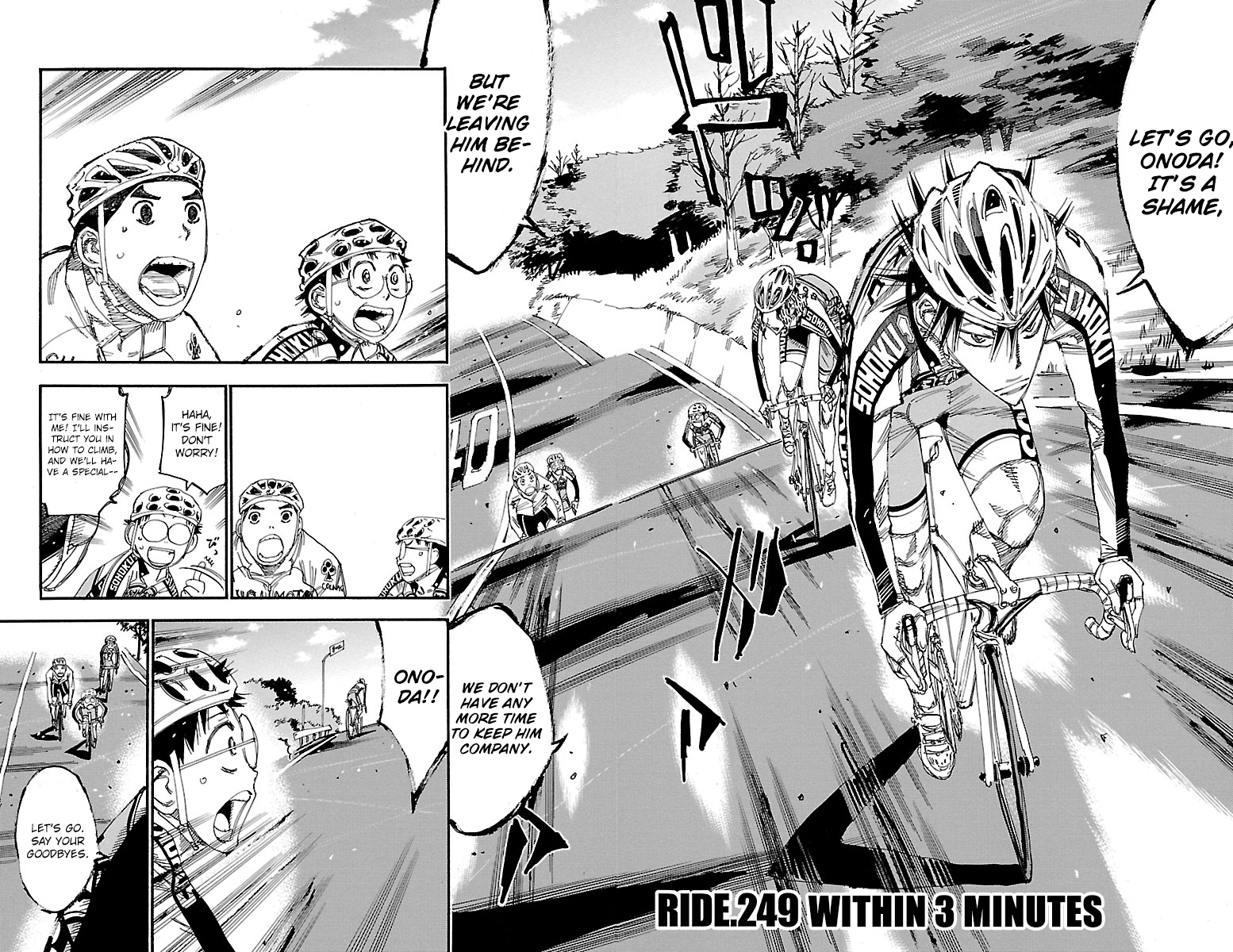 Yowamushi Pedal Chapter 249 page 4 - Chapter 249: Within 3 Minutes