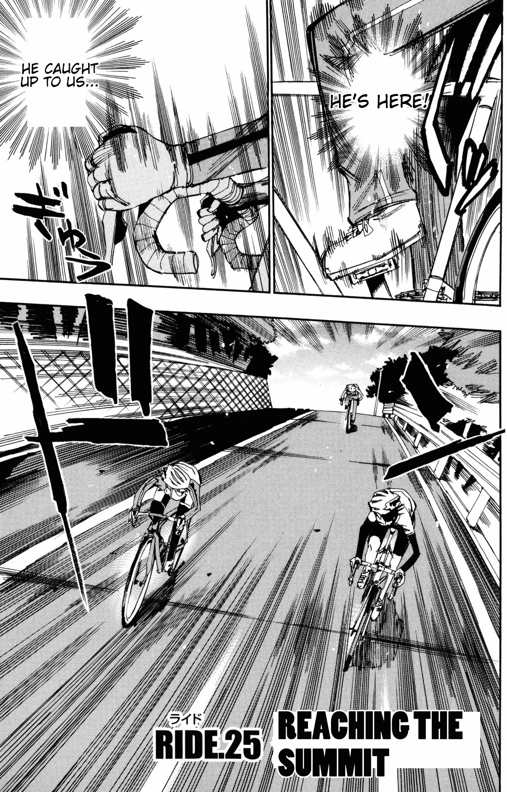 Yowamushi Pedal Chapter 25 page 1 - Chapter 25: Reaching the Summit
