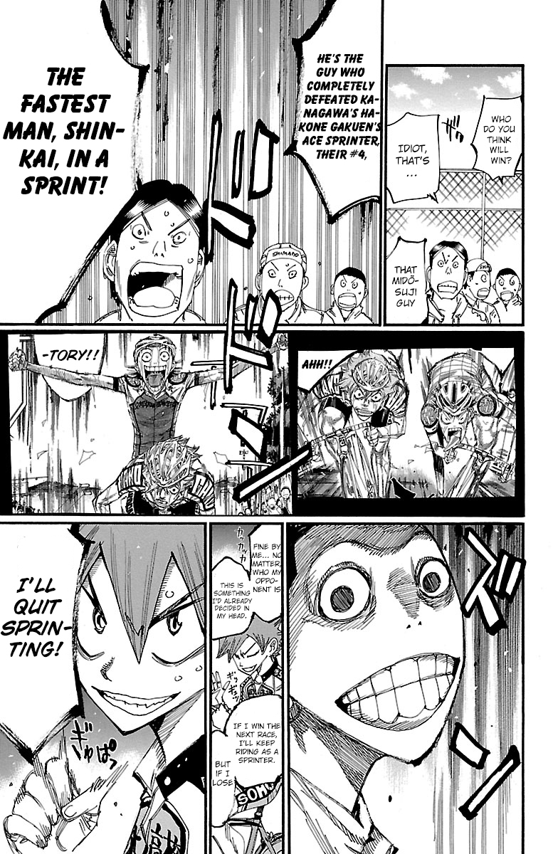 Yowamushi Pedal Chapter 252 page 3 - Chapter 252: Naruko vs Midousuji
